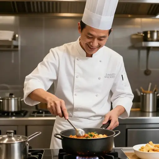 厨师出色地烹饪了这顿饭。