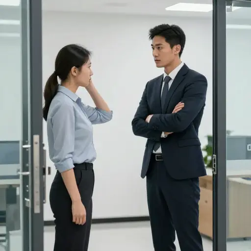 当被问到为什么迟到时，他开始支支吾吾，而不是直接回答。