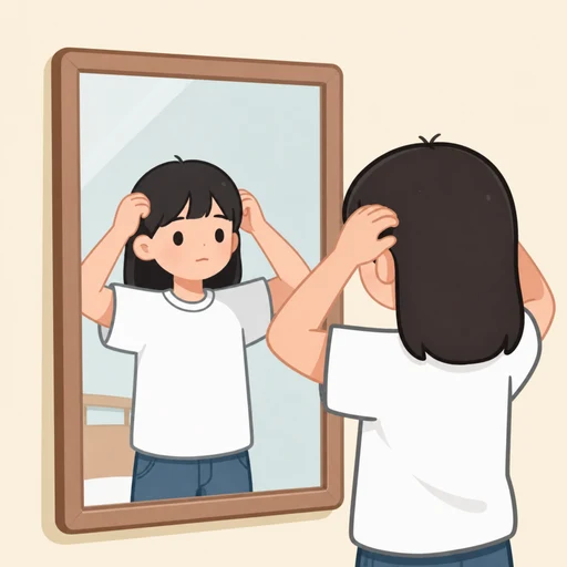 你能在镜子里看到自己吗？