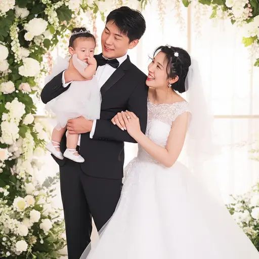 我的哥哥结婚了，他有一个可爱的女儿。
