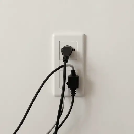 插座过载可能引发火灾。