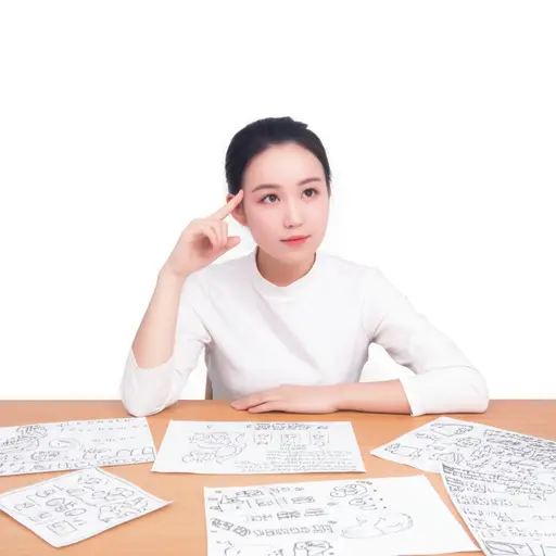 她是个机灵鬼，总能想出好点子。