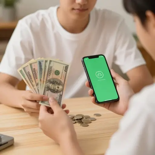 他把一些钱存入了他的账户。