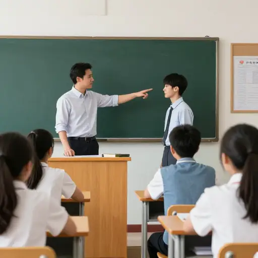 老师一次叫一个学生。