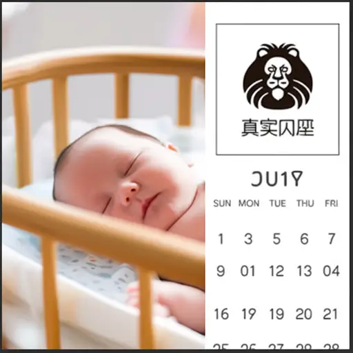 他出生在七月，所以是狮子座。