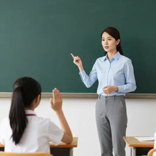 学生插嘴纠正老师的错误。