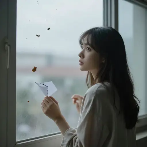 她所有的梦想和愿望都破灭了。