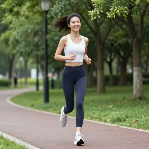 在'她喜欢跑步'这个句子里，'跑步'是一个动名词。