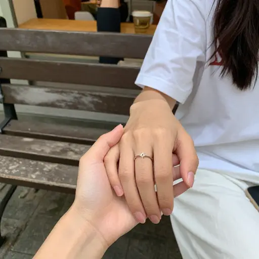 我和他订婚了。