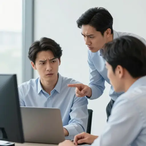 他暗示错误在我。