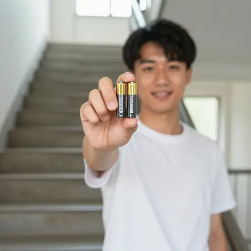 对了，我楼上还有两个电池可以给你。