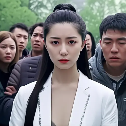 她是个狠角色，没人敢招惹她。