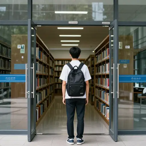 我要去图书馆了。