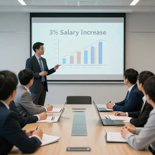 公司宣布年度加薪3%以应对通货膨胀。
