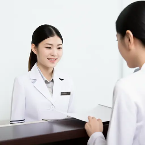 接待员会帮你预约医生。