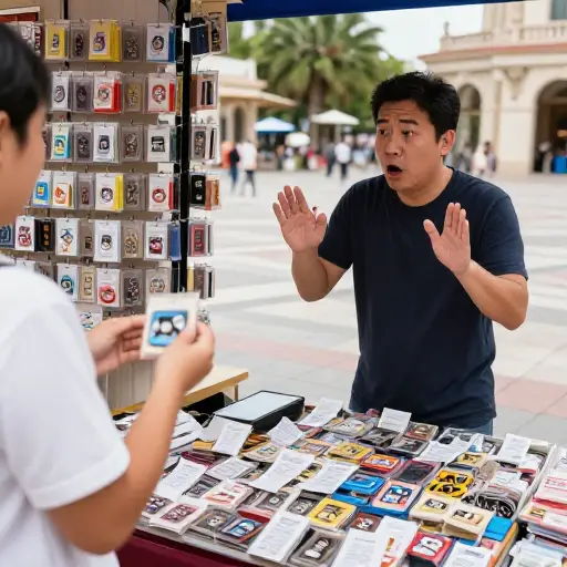 广场附近的那家纪念品店专门坑游客。