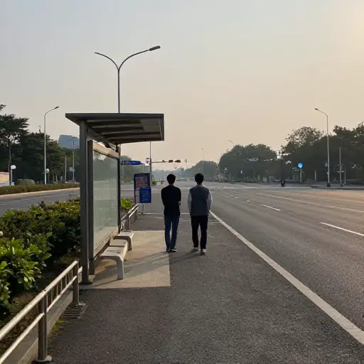 要是赶不上这趟公交，下一班可能要很久。