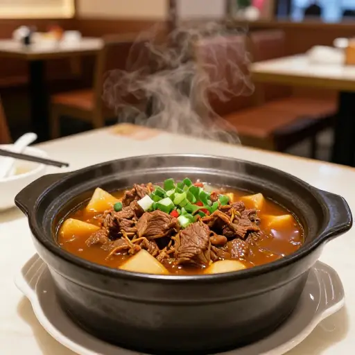 我为晚餐准备了一份美味的牛肉砂锅菜。