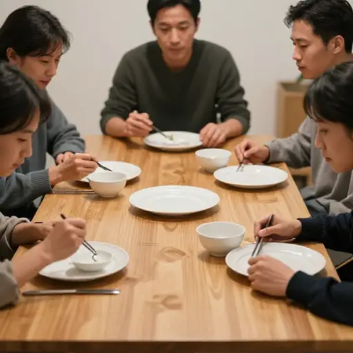 没剩食物了——他们一定都吃光了。