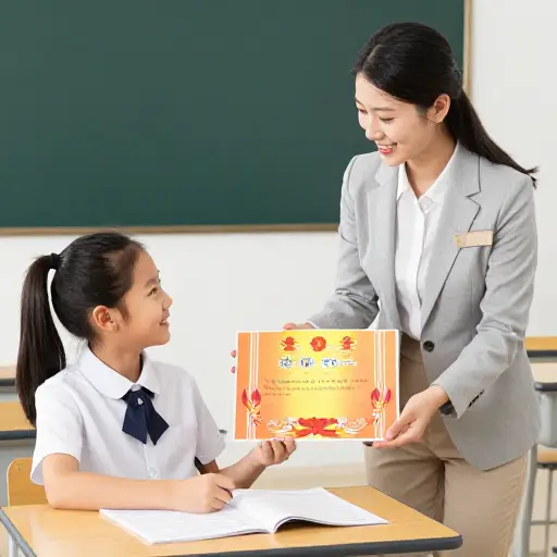老师奖励了那名学生，因为她的作业完成得出色。