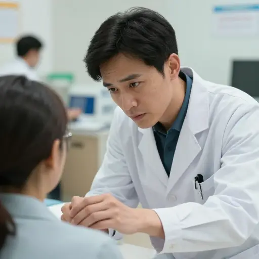 尽管压力巨大，这位医生仍以坚定不移的仁爱对待每一位病人。