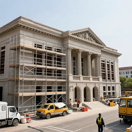他们为历史图书馆建筑的翻新拨付了巨额资金。