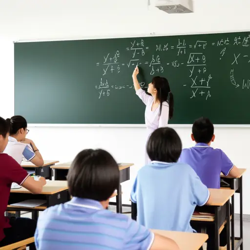 老师把复杂的数学问题简化成几个基本步骤。