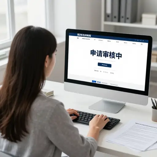 她申请该研究生项目的入学许可正在审核中。