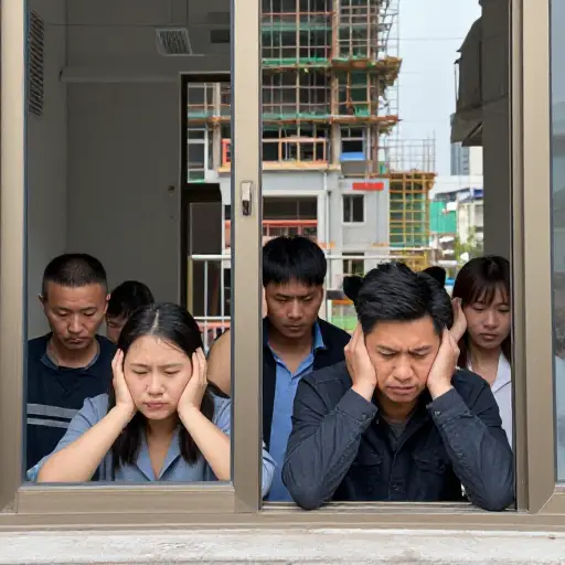 持续的噪音污染让居民们如同遭受无休止的围困。