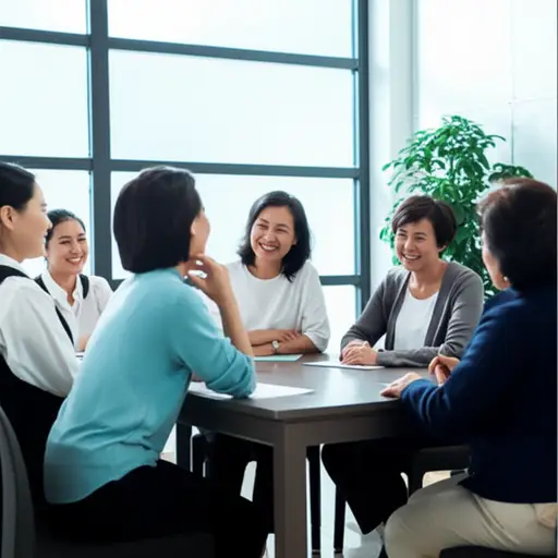 社区团体为这些失去丈夫的寡妇们提供了心理辅导。