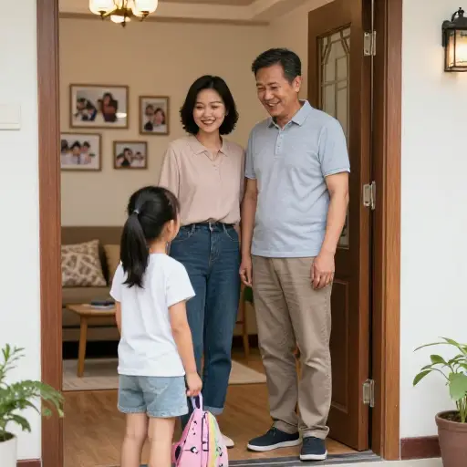 他们收留了她，后来又收养了她。