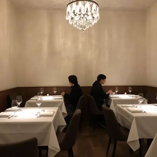这家餐厅不但贵得离谱，布局还很不合理。