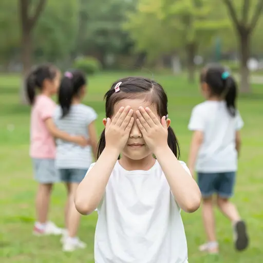 闭上眼睛。