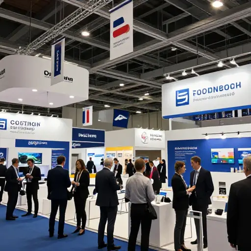 我们超过60%的国际竞争对手都在贸易展上设有展位。
