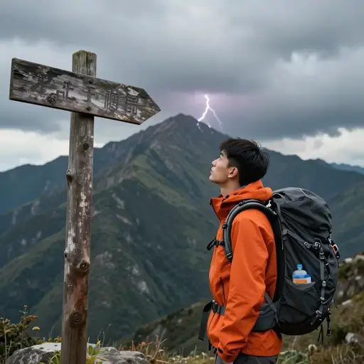 不查看天气预报就去登山，实在太过鲁莽。