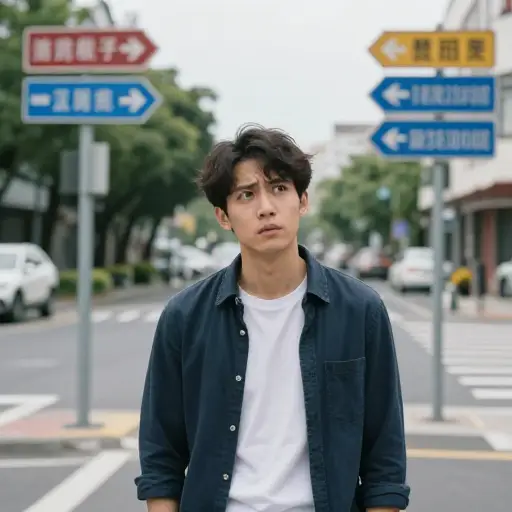 我不确定方向。