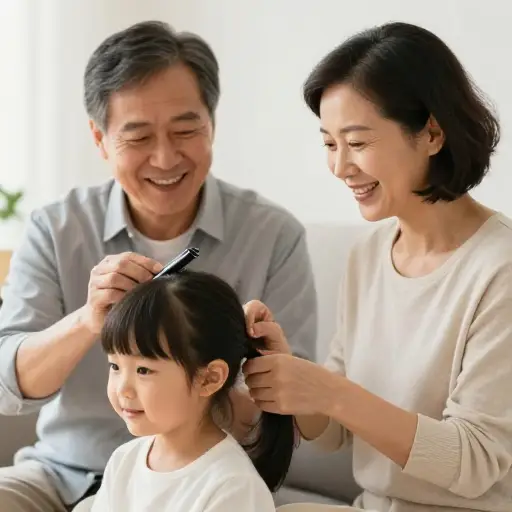 他们对待她就像对待自己的孩子一样。