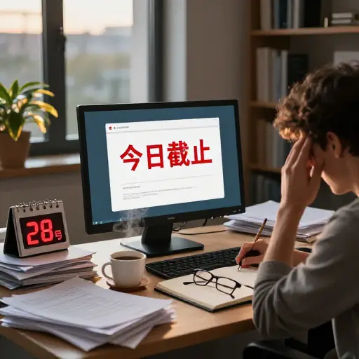 报告上周就该交了，但他一直拖到最后一天。