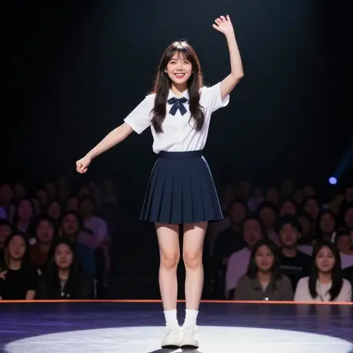 她渴望成为一名喜剧演员并在舞台上表演。
