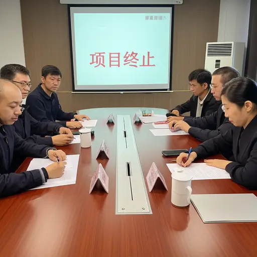 由于预算削减，他们决定终止这个项目。