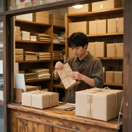 这家店本身是15年前开业的，但业务的邮购部分是新的。