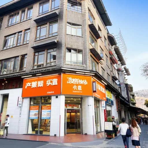 商店在街角。