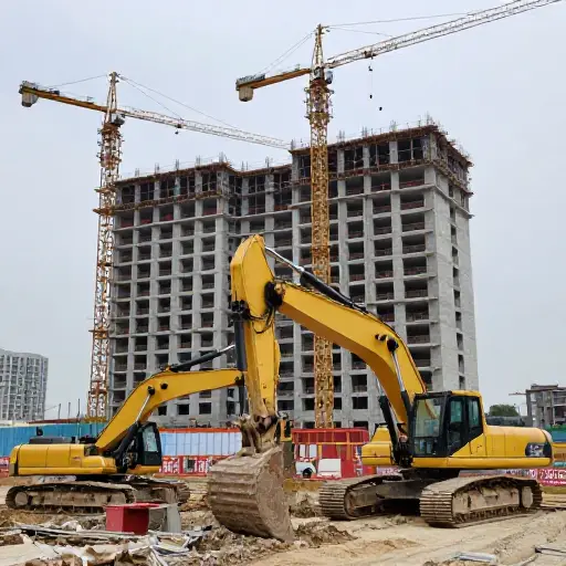 重型机械对于大型建筑项目至关重要。