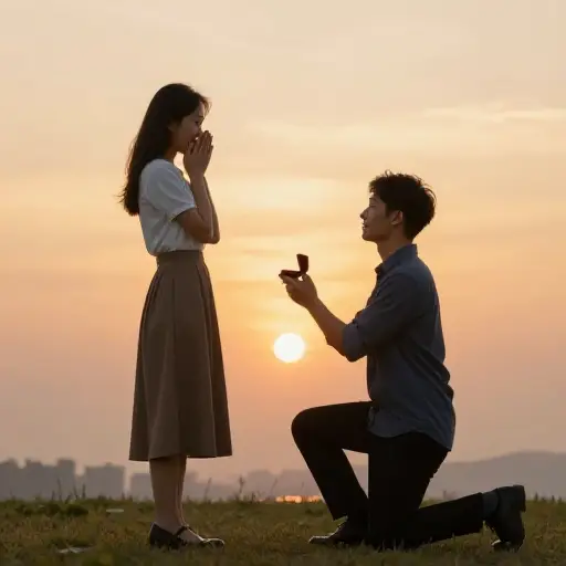 但现在，在双方都说了“是的”的承诺之后，她欣喜若狂。