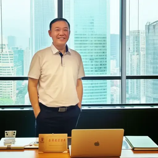 他通过多年的努力建立了自己的公司。