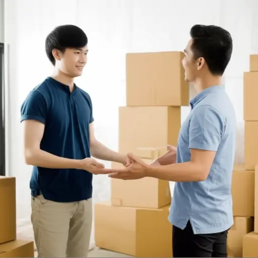他接受了朋友提供帮助的提议。