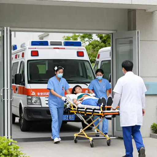 我儿子在一起交通事故中严重受伤。