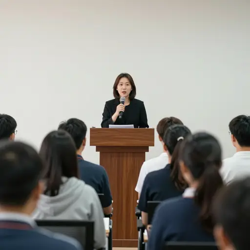 她是那个环保团体的发言人。