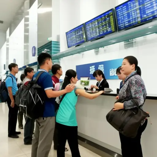 乘客们向航空公司投诉了航班延误的问题。