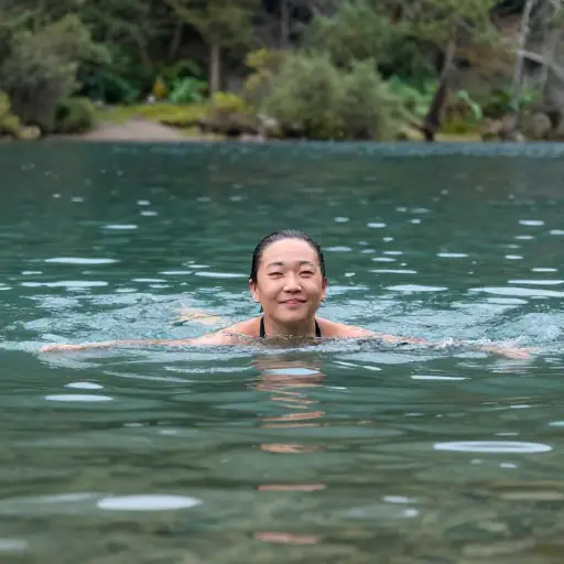 那次游泳让我感到身心愉悦。
